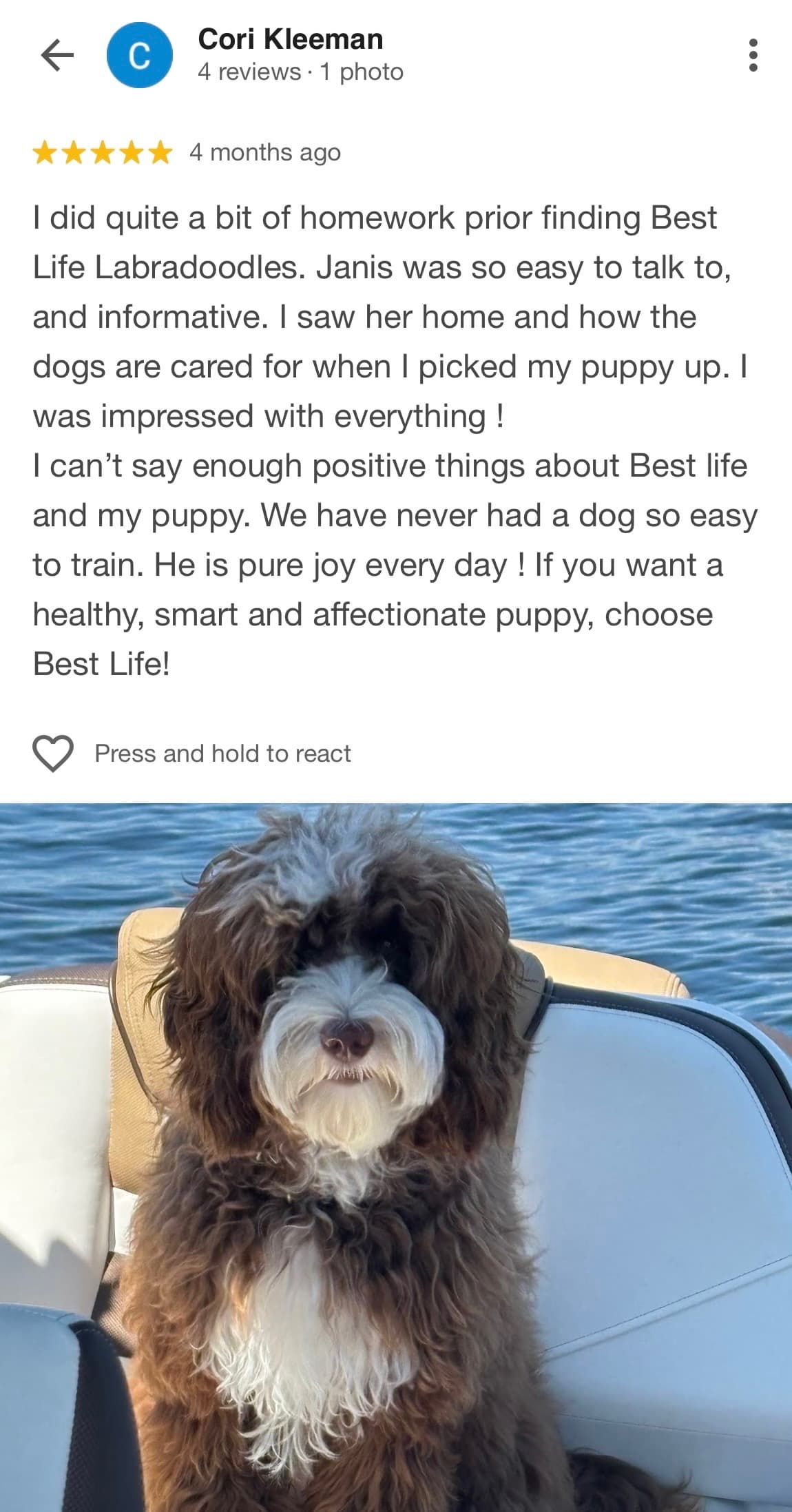 Five-star review