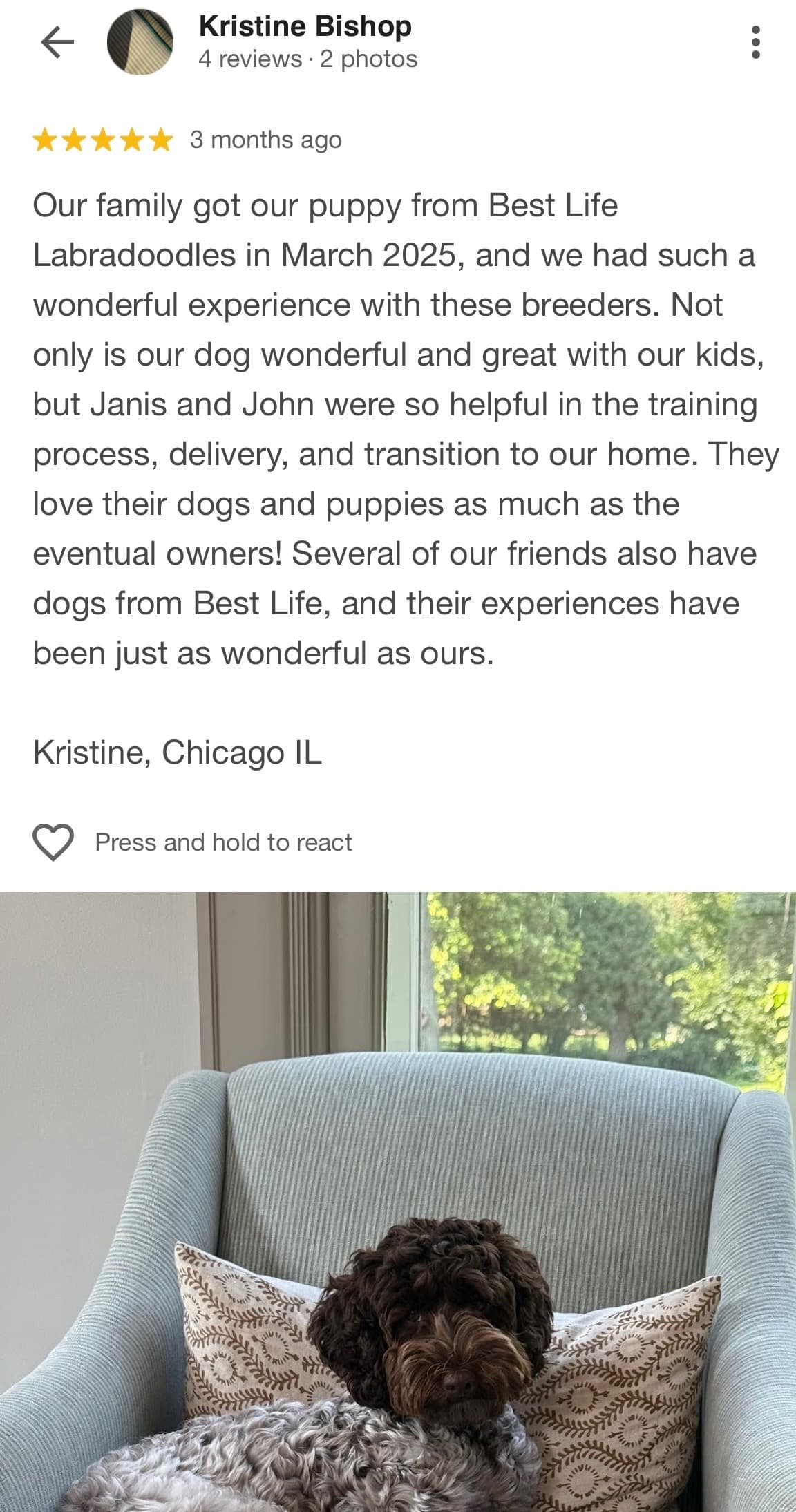 Five-star review